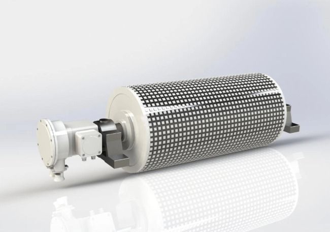 港口用皮带传动200kw-五相永磁同步电动滚筒