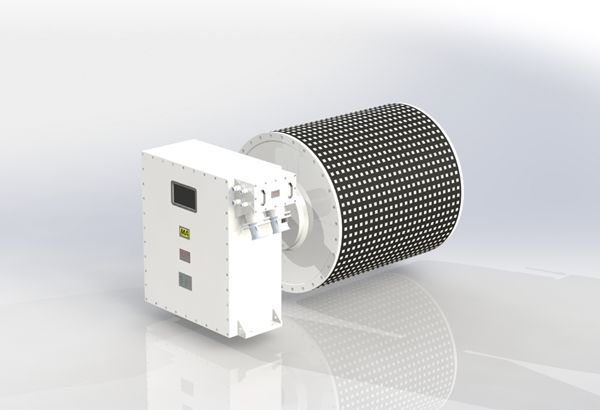 永磁同步变频调速一体式电动滚筒