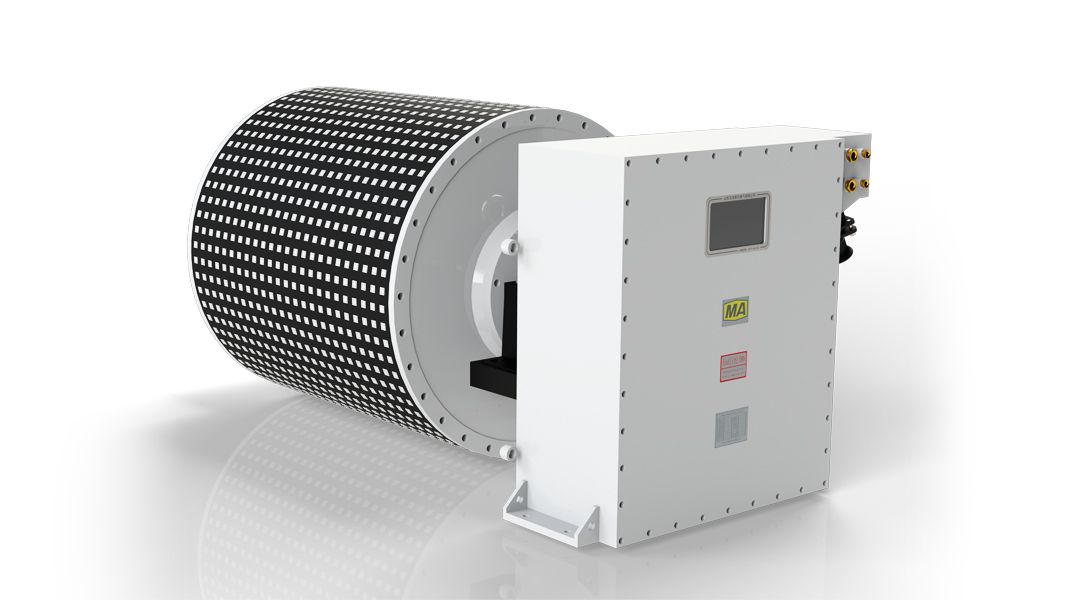 永磁同步变频调速一体式电动滚筒